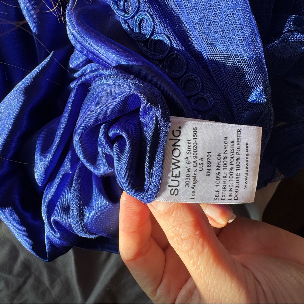 Sue Wong Cobalt Blue Dress - Picture 9 of 10